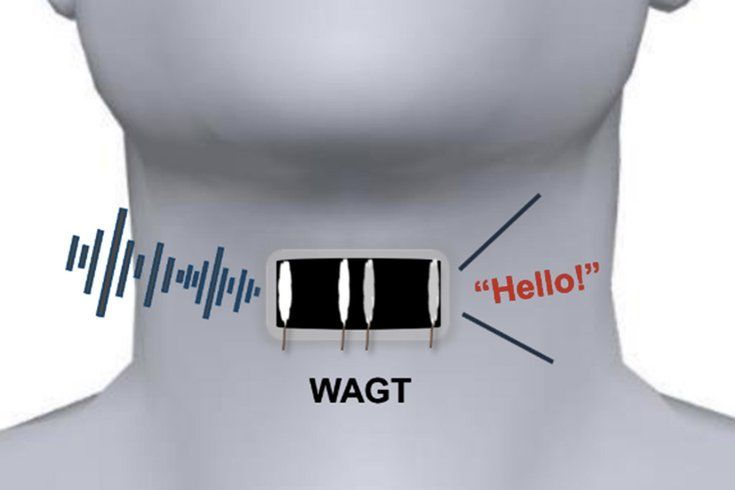 علماء يطورون حنجرة اصطناعية لاستعادة النطق للبكم الأحبال الصوتية في داخل الحلق فقدان الإنسان ققدرته على النطق تحويل حركات الحنجرة إلى أصوات