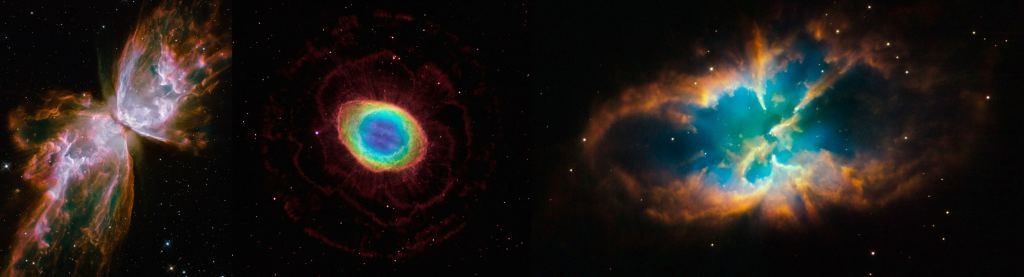 بعض السدم الكوكبية, (NASA/ESA/C.R. O'Dell/D. Thompson/Hubble Heritage Team/STScI/AURA)