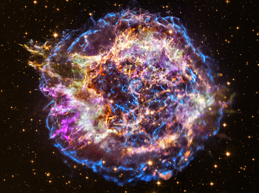 شاهد تحوّلات المستعر الأعظم وموجاته الاهتزازية المنعكسة كيفية تحول المستعر الأعظم supernova وتغيره على مدار 13 سنة الآثار الكثيفة لانفجار النجم