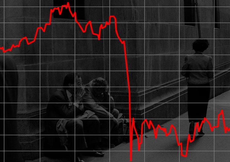 يوم الاثنين الأسود مؤشر داو جونز الصناعي Dow Jones Industrial Average انخفاض عالمي في أسواق الأسهم أسوأ الأيام سمعة في التاريخ المالي