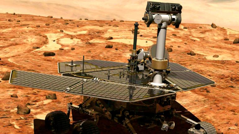 حقائق رائعة عن مسبار أوبرتيونيتي مركبة أوبرتيونيتي على المريخ استكشاف الكوكب الأحمر بعثة ناسا إلى الكوكب الأحمر روبوت على سطح كوكب المريخ