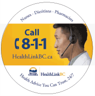 وصف الصورة: HealthLinkBC هي خدمة توفر المعلومات الصحية عبر الإنترنت أو تطبيقات الهاتف، تابعة لوزارة الصحة الكندية