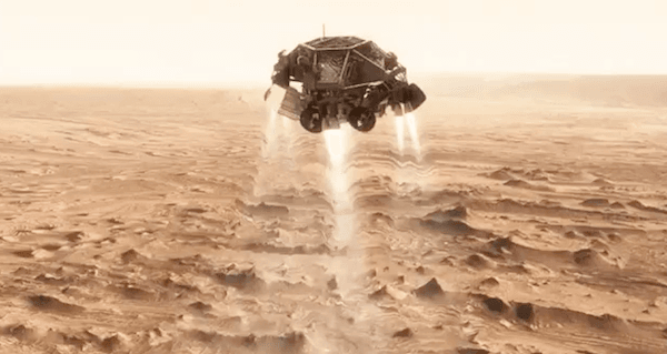 كيف هبطت مركبة كيوريوسيتي على المريخ